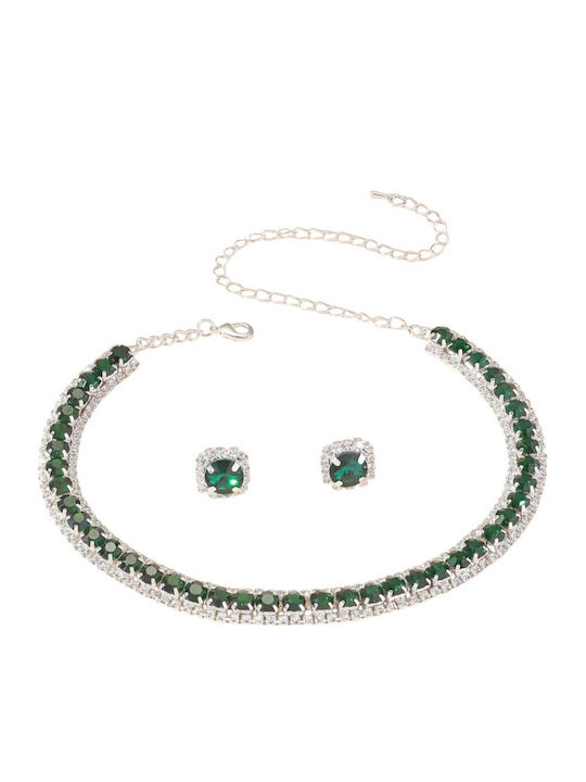Callajewels Σετ με Κολιέ & Σκουλαρίκια