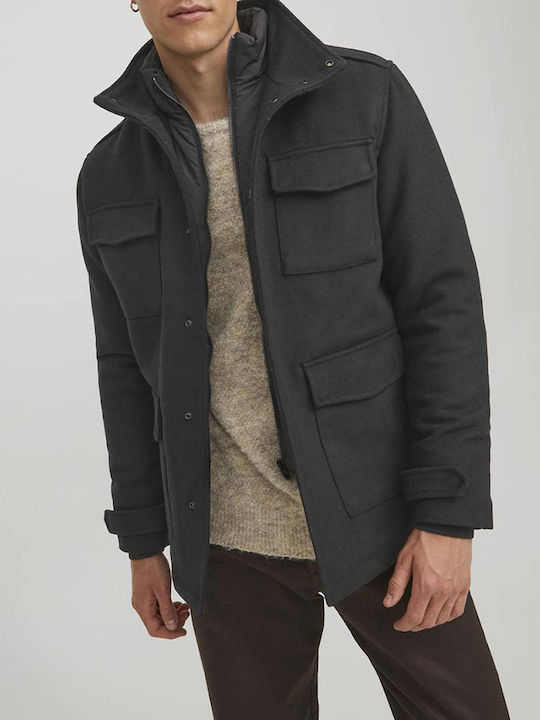 Jack & Jones Herren Mantel Black