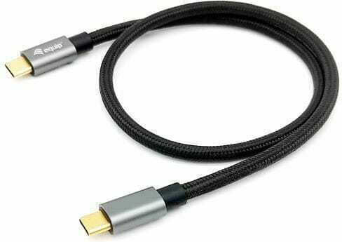 Digitus USB 3.2 Cable USB-C male - USB-C 100W PD Μαύρο 0.5m GM-244571