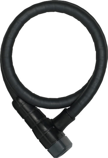 Abus 6615k 85 15 Bk Microflex mit Schlüssel Schwarz