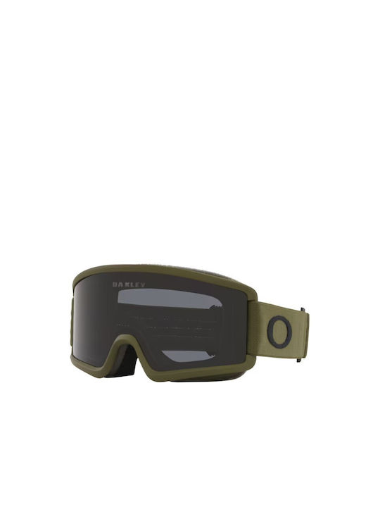 Oakley Target Line S Mască de Schi & Snowboard pentru Adulți Gri cu Lentilă Gri Fumurie