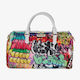 Sprayground Graffiti Faux Fur Sack Voyage 12.5lt made of Artificial Leather L25.4xW20xH19cm