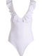 One Piece Swimsuit White