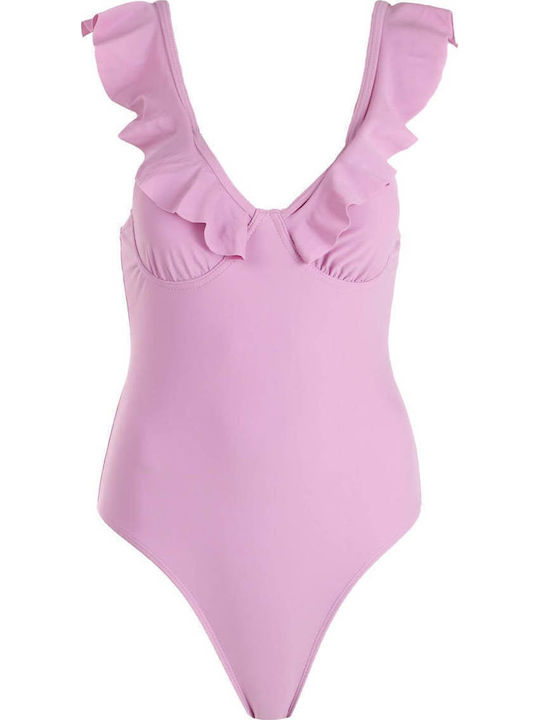 Luigi Gigi Lilac One Piece Swimsuit