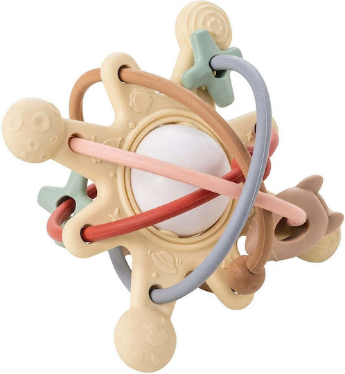 Nattou Teething Ring BPA Free made of Rubber for 6 m+