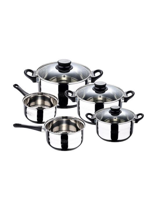 Bergner Toledo Pots Set of Stainless Steel with Coating 8pcs