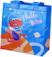 Bag for Gift with Theme "Dinosaurs" Blue 23x11x21.5cm.