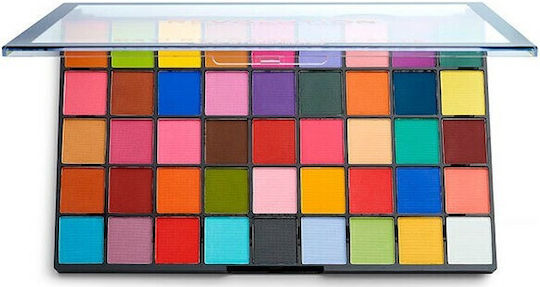 Revolution Beauty Maxi Παλέτα με Σκιές Ματιών Matte σε Στερεή Μορφή Monster Mattes 60.75gr
