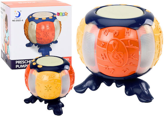 Leantoys Educational Pumpkin Interactive Musical Lights Orange 13676256 5905991014003