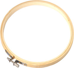 Round Wooden Embroidery Hoop Screw 20cm