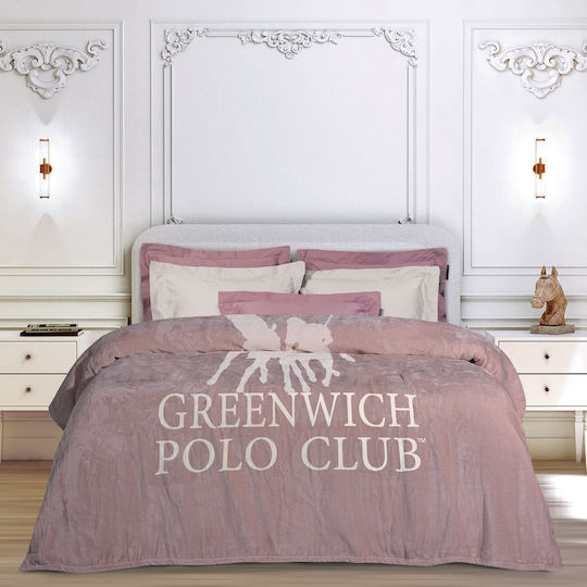 Greenwich Polo Club 3491 Fleece Single Blanket 160x220cm Nude