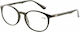 MONDE Lesebrille +1.25 in Schwarz Farbe A1053C4125