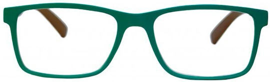 Frog Optical Lesebrille +1.00 in Grün Farbe