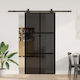 Vidaxl Schiebetürbeschlag-Set 102,5x205 cm Glas...