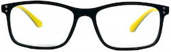 Frog Optical Lesebrille +1.50 in Schwarz Farbe