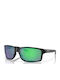 Oakley Gibston Xl Prizm Men's Sunglasses with Black Plastic Frame and Green Mirror Lens OO9470-07