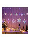 120 Lights LED 3.6m. x 80cm Multicolor type Rain 1pcs