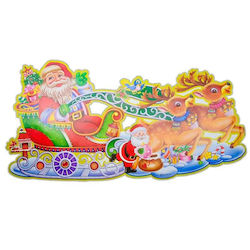 Коледна стенна декорация 3D 80*40см Коледна стенна декорация 3D 80*40см