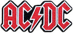 Acdc Fabric Sewing Patch 11x5cm