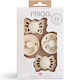 Frigg Pacifiers Silicone Moonlight Sailing & Cream for 0+ months 4pcs