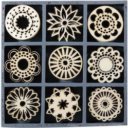 Wooden Set 45pcs 3cm Circles Wooden Set 45pcs 3cm Circles