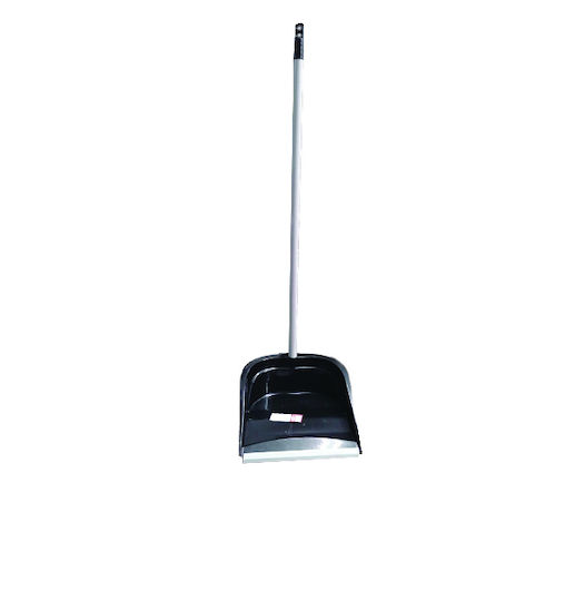 Scruffs & Tramps Set of Plastic Dustpans with Rubber Band and Stick 2 Pieces