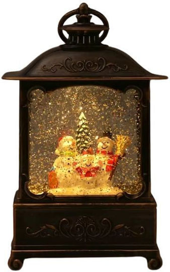 Tabletop Christmas Decorative Lantern with Lighting & Music 13 X 7 X 22cm Home Theory