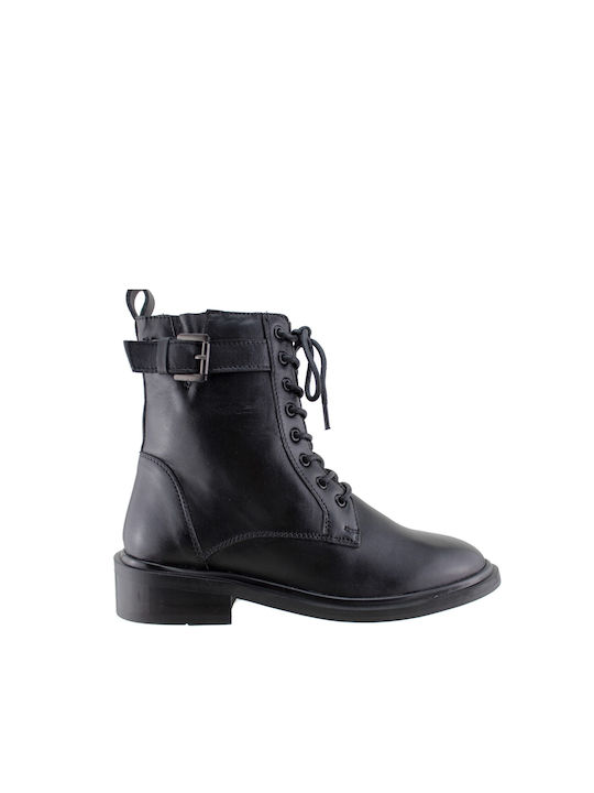 Catwalk Leather Women's Ankle Boots Black