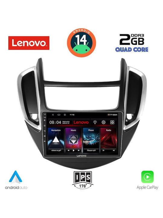 Lenovo Ηχοσύστημα Αυτοκινήτου για Chevrolet Trax 2014-2022 (Bluetooth/USB/WiFi/GPS/Apple-Carplay/Android-Auto) με Οθόνη Αφής 9"