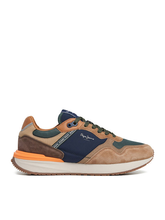 Pepe Jeans Pro' Ανδρικά Sneakers Cognac Brown
