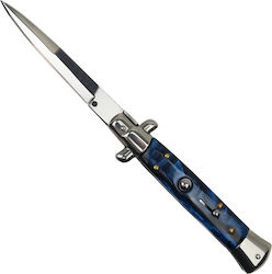 Cuțit Automat Blue Marble Lamă Stiletto 33 Cm Cuțit Automat Blue Marble Lamă Stiletto 33 Cm