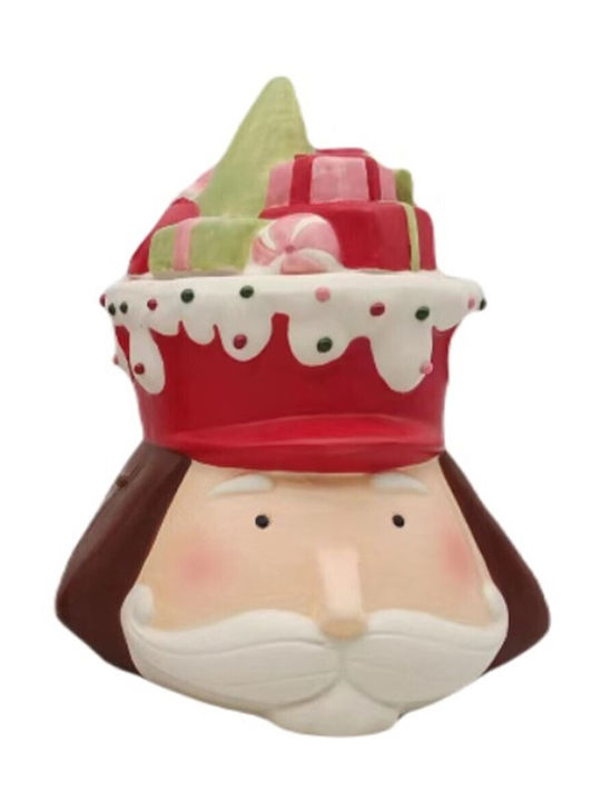 Nutcracker Present Ceramic Christmas Cookie Jar 22cm