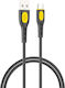 XO Nb280 USB 2.0 Cable USB-C male - USB-A Μαύρο 1m 16.005.0347
