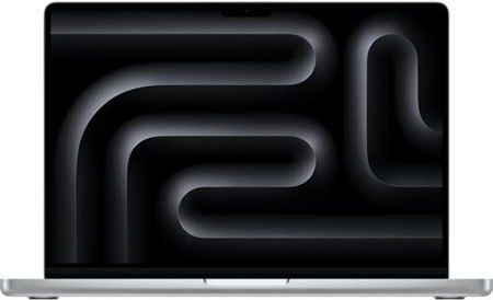 Apple MacBook Pro (2024) 14,2" Retina Display 120Hz (M4-10-Kern/24GB/1TB SSD/10-Kern-GPU) mit Ladegerät 70W Silber (US Tastatursprache)