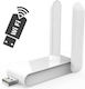 Wireless USB Network Adapter Antenna Wifi 5GHz AC1200 Dual Band 866Mbps 802.11ac White