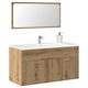 vidaXL Bathroom Cabinet L90xW38.5xH46cm Oak