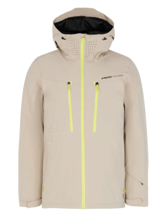 Protest Men's Ski & Snowboard Jacket Beige 6710...