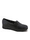 Women's Synthetic Leather Platform Shoes Black
