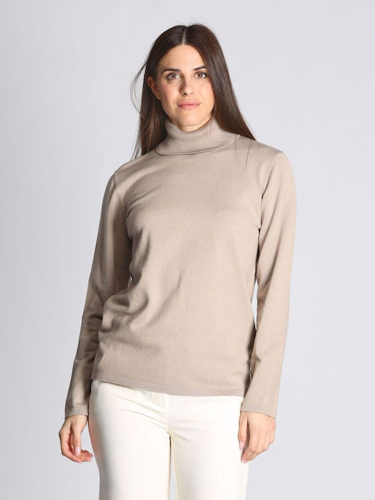 Marella Women's Sweater Turtleneck Hazelnut