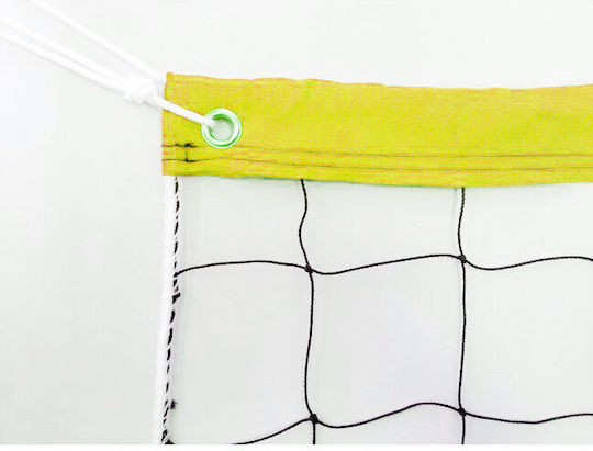Δίχτυ Beach Volley Minerva 3.0mm Κορδόνι Κίτρινο 30103f