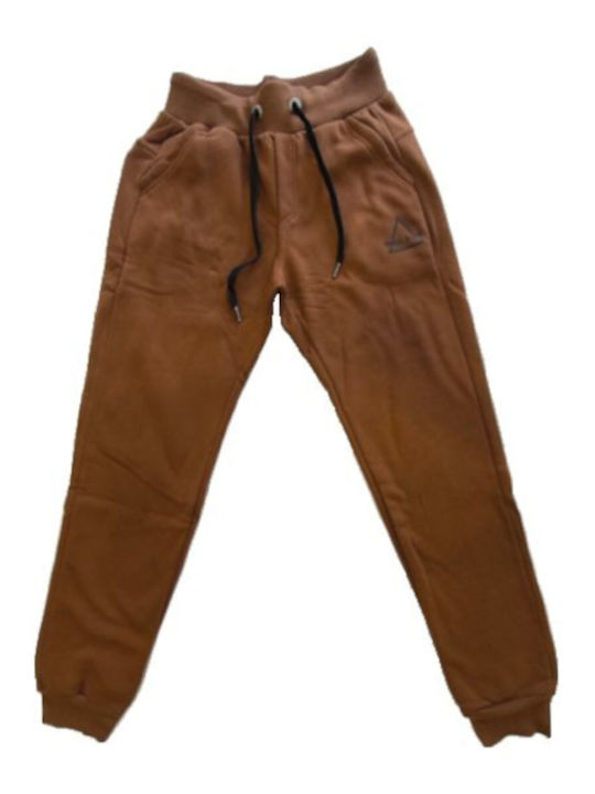 Paco & Co Jogginghose mit Gummizug Brown