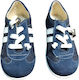 Gorgino Βαπτιστικά Υφασμάτινα Sneakers Μπλε