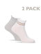Tamaris Γυναικείες Κάλτσες White/silver 2Pack