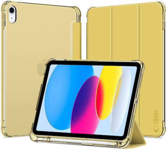 Tech-Protect SC Pen Hybrid Flip Cover Gelbe (iPad 2022 10,9 Zoll)