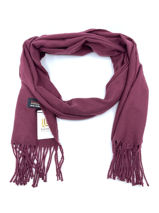 Legend Accessories Men's Scarf Burgundy