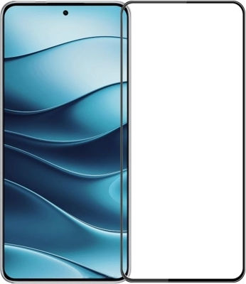 Pinwuyo 3D Vollflächig gehärtetes Glas Schwarz (Redmi Note 14 4G)