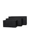 Gardin Planter Box Ceramică Negru 79x37.5x37.5cm.