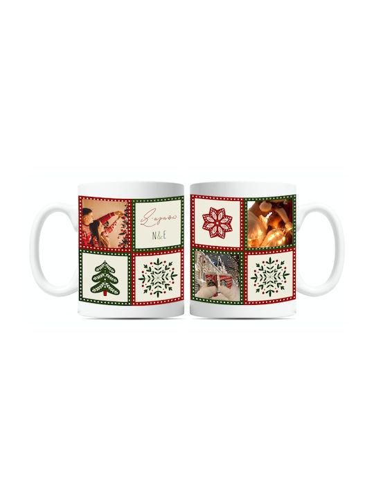 Christmas Collage Ceramic Mug