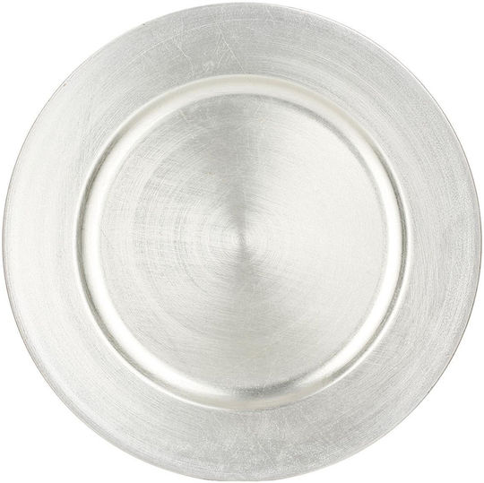 Fééric Lights & Christmas Servierplatte Durchmesser 33cm Silber 715850ar