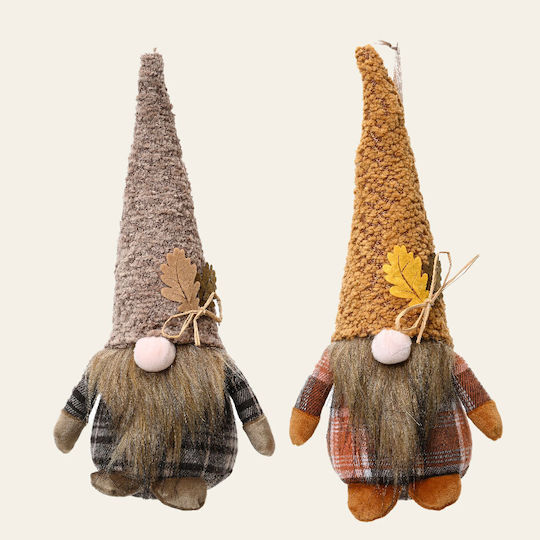 Beauty Home Christmas Figure Dwarf Brown Length 8cm